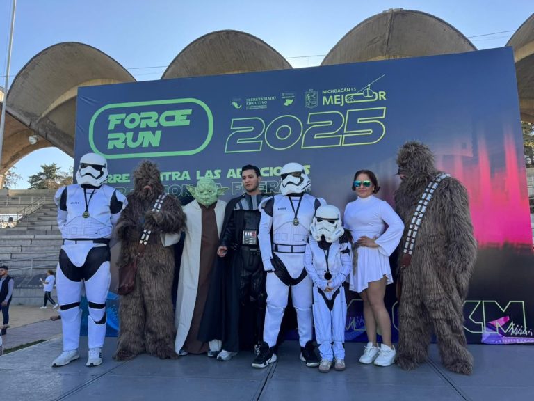 Carrera contra las adicciones cierra en Morelia con más de mil participantes: SESESP