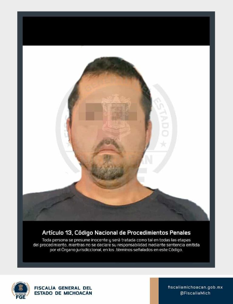 Arrestan a presunto responsable del multihomicidio registrado en la colonia Ampliación Leandro Valle de Morelia