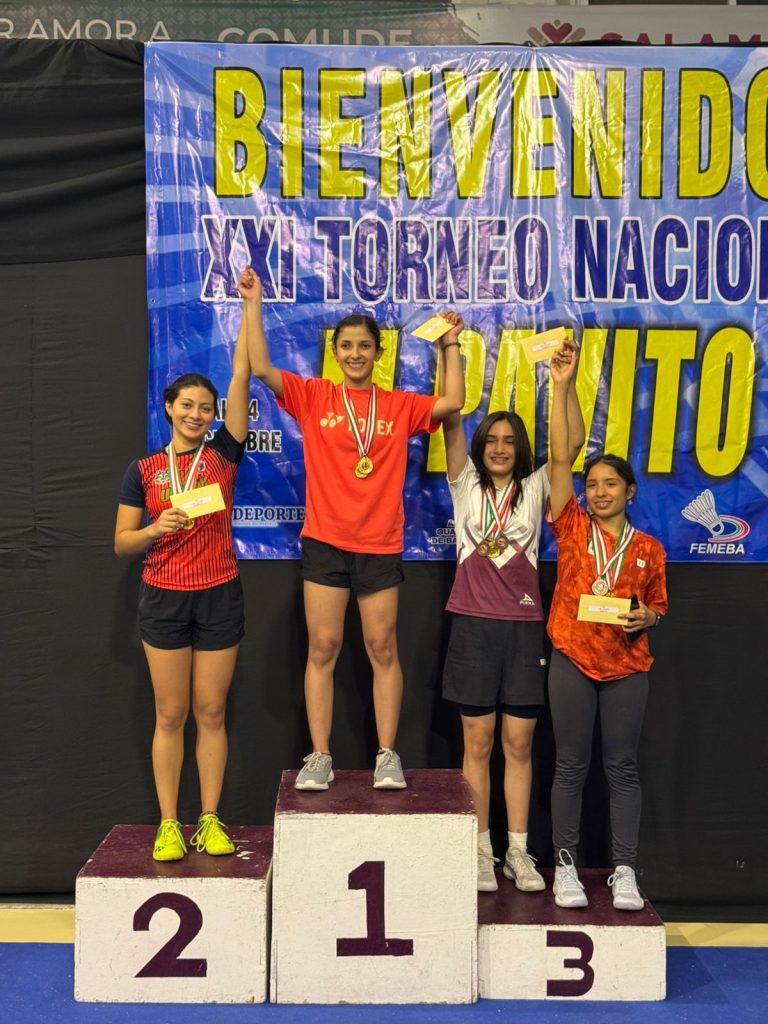 Deportistas nicolaitas arrasaron con medallas en justa nacional de bádminton