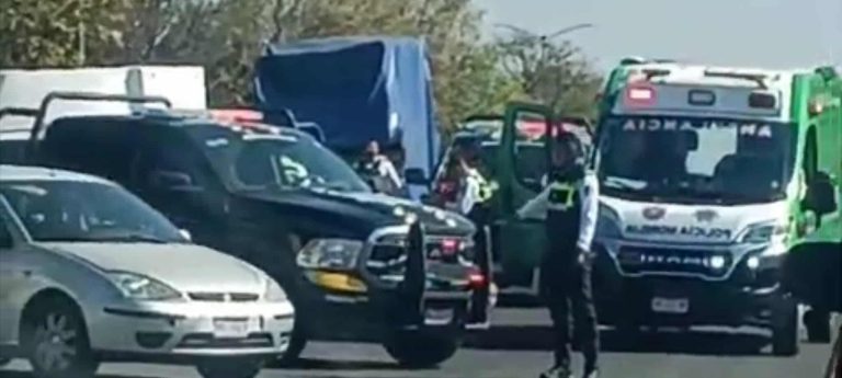 Derrape de moto deja una lesionada en la avenida Madero Poniente de Morelia