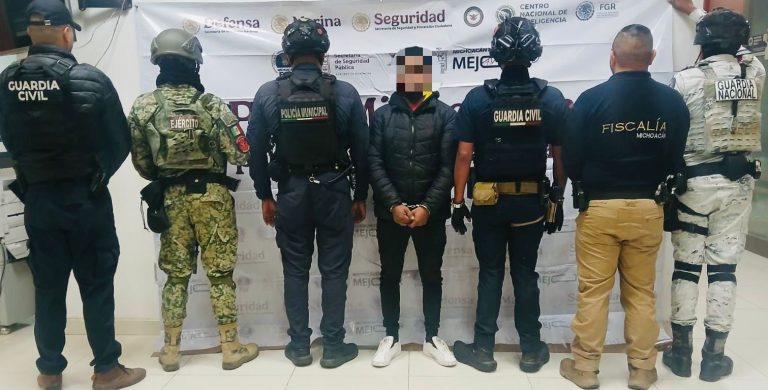 Detenido presunto homicida y generador de violencia en Zamora