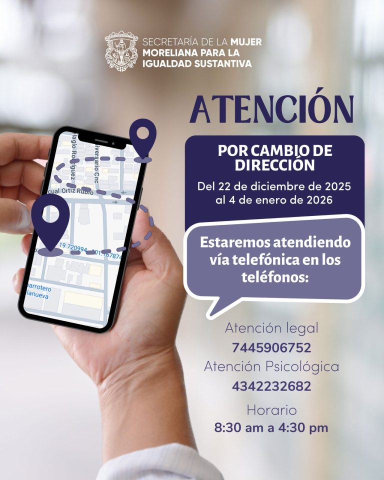 Semmujeris anuncia atención telefónica temporal