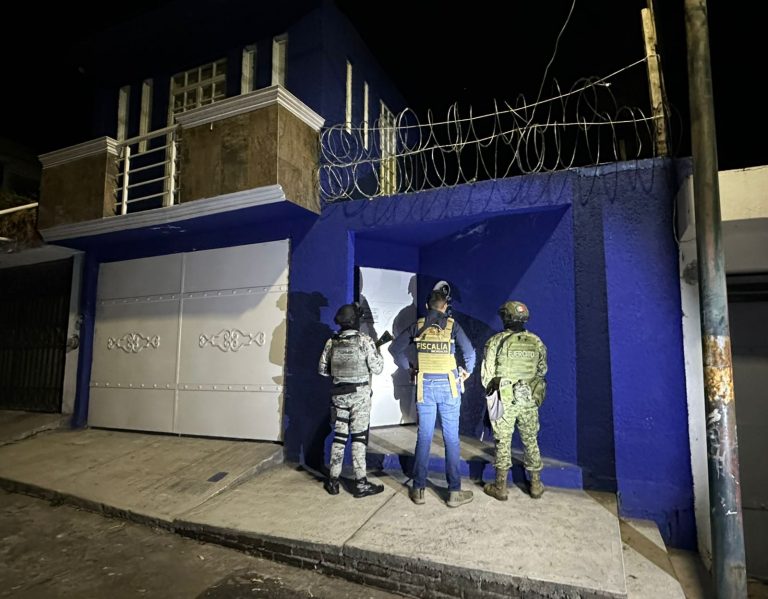 Fiscalía General asegura inmueble y narcótico durante cateo realizado en Morelia