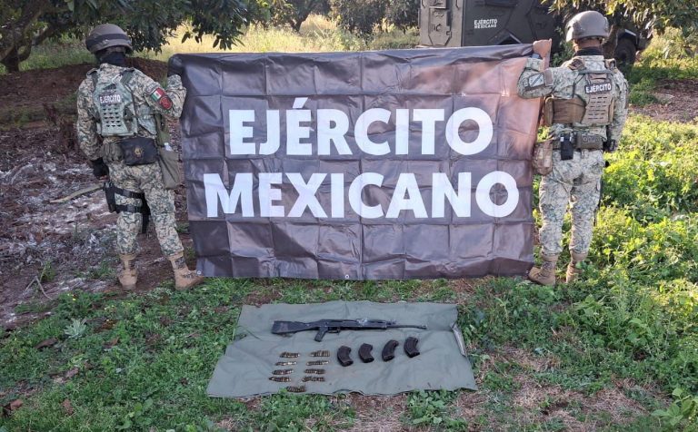 Guardia Nacional y Ejército Mexicano aseguran artefactos explosivos, Cotija