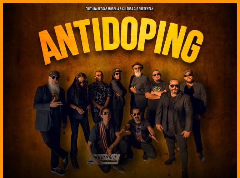 Celebrarán 10 años de Cultura Reggae Morelia con la banda Antidoping