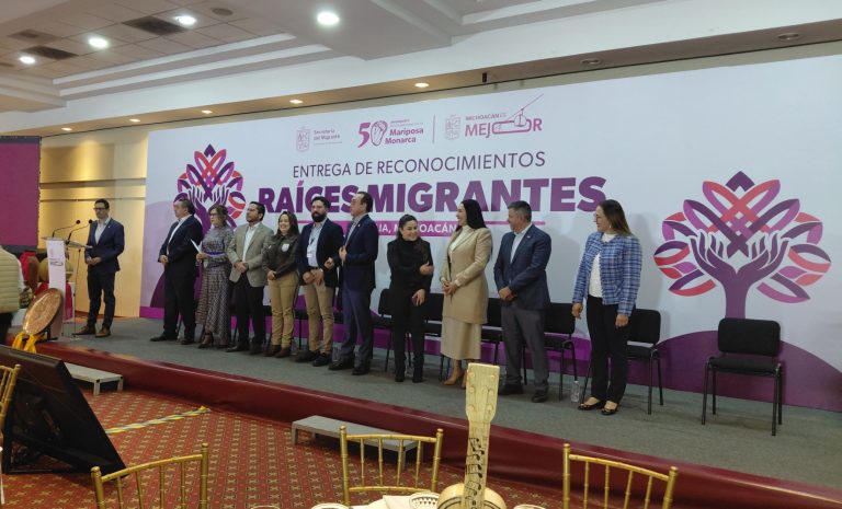 Reconocen a migrantes michoacanos