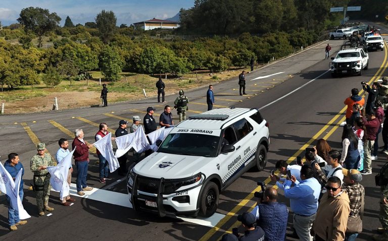 Ponen en marcha operativo «Guardianes del Camino» en la carretera Uruapan-Peribán