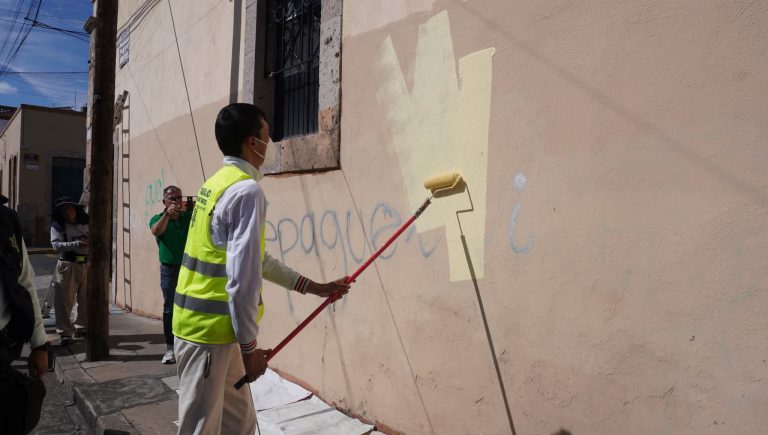 Alcalde a favor de sancionar a grafiteros 
