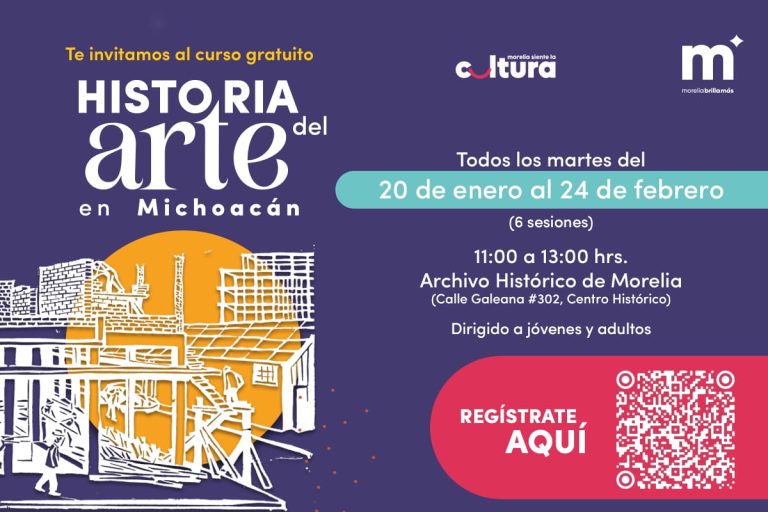 Abre SeCultura Morelia el año con cursos de historia del arte para público general
