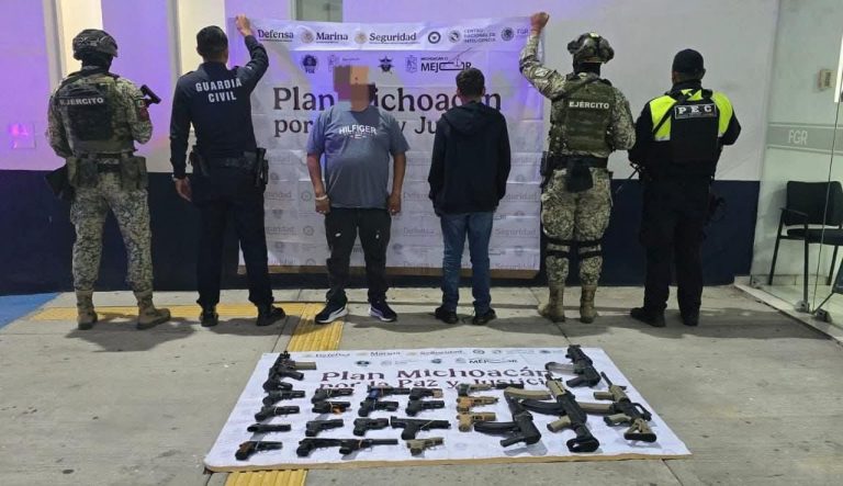 Más de seis detenidos y droga y vehículos asegurados deja el Plan Michoacán esta semana