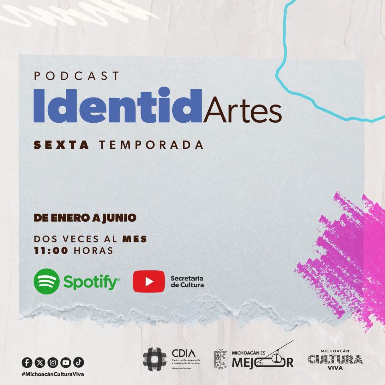 Estrena Secum sexta temporada del podcast cultural «IdentidArtes» este 8 de enero