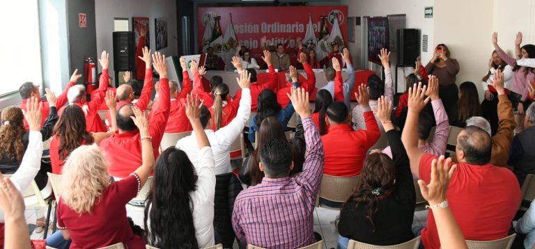 Consejo Político del PRI aprueba método de renovación de la dirigencia estatal