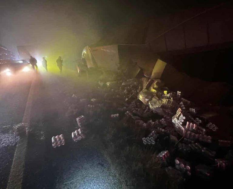 Se registra carambola vehicular en la autopista México-Guadalajara