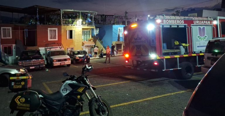 Dos menores heridas por «flamazo» de gas, en vivienda de Uruapan