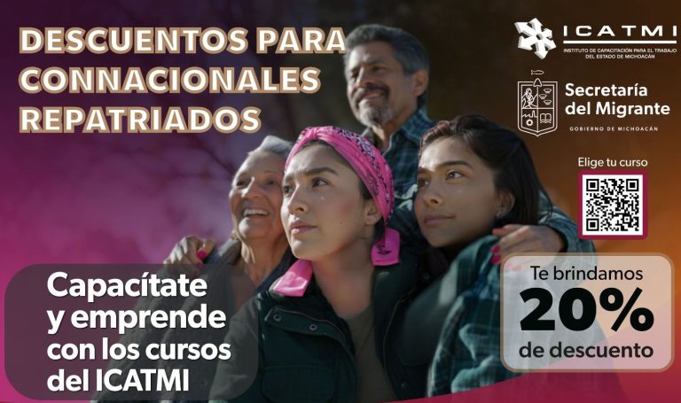 Ofrece Icatmi 20% de descuento en capacitación para migrantes
