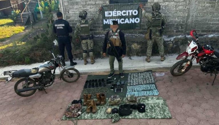 Cae presunto jefe delincuencial en Salvador Escalante