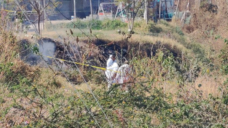 Hallan a hombre calcinado en predio de la colonia Ampliación Solidaridad, Morelia