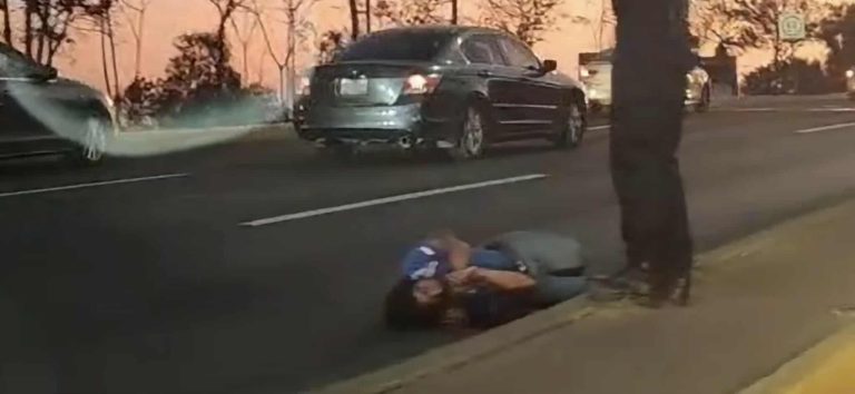 Peatón resulta herido tras ser atropellado en el Libramiento Norte de Morelia 