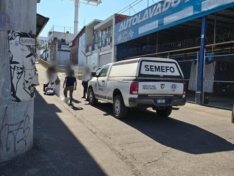 Hallan a adulto mayor muerto en la colonia Isaac Arriaga, cerca de la Central de Abastos de Morelia