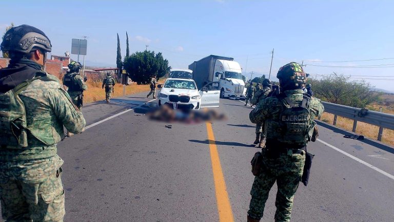 Enfrentamiento durante quema de vehículos en La Piedad, deja tres presuntos delincuentes muertos