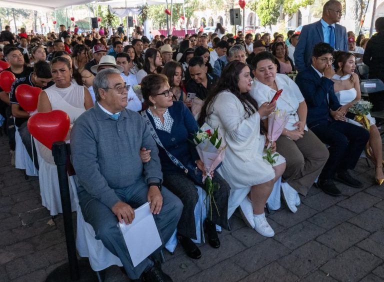 Bodas colectivas en este Día del Amor, en Morelia