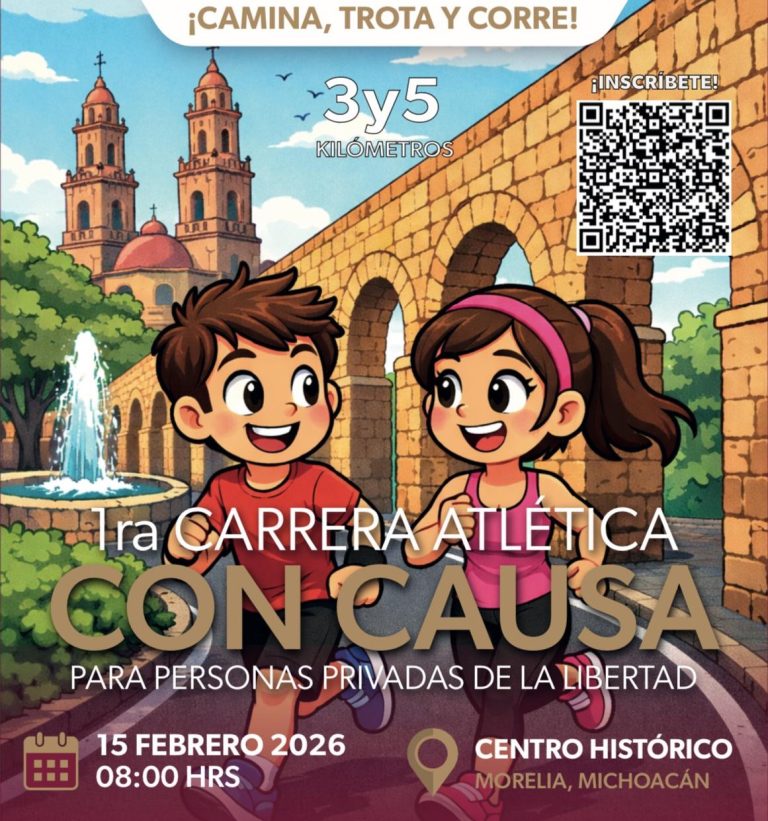 Promueve Sistema Penitenciario carrera atlética a favor de personas privadas de la libertad