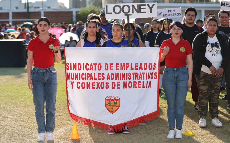 Inaugura Sindicato de Empleados Municipales Administrativos y Conexos de Morelia su Torneo Deportivo Interno