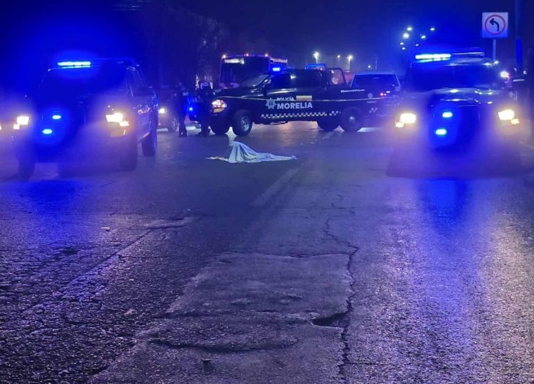 Menor de 17 años, el peatón atropellado frente a El Relicario, al poniente de Morelia