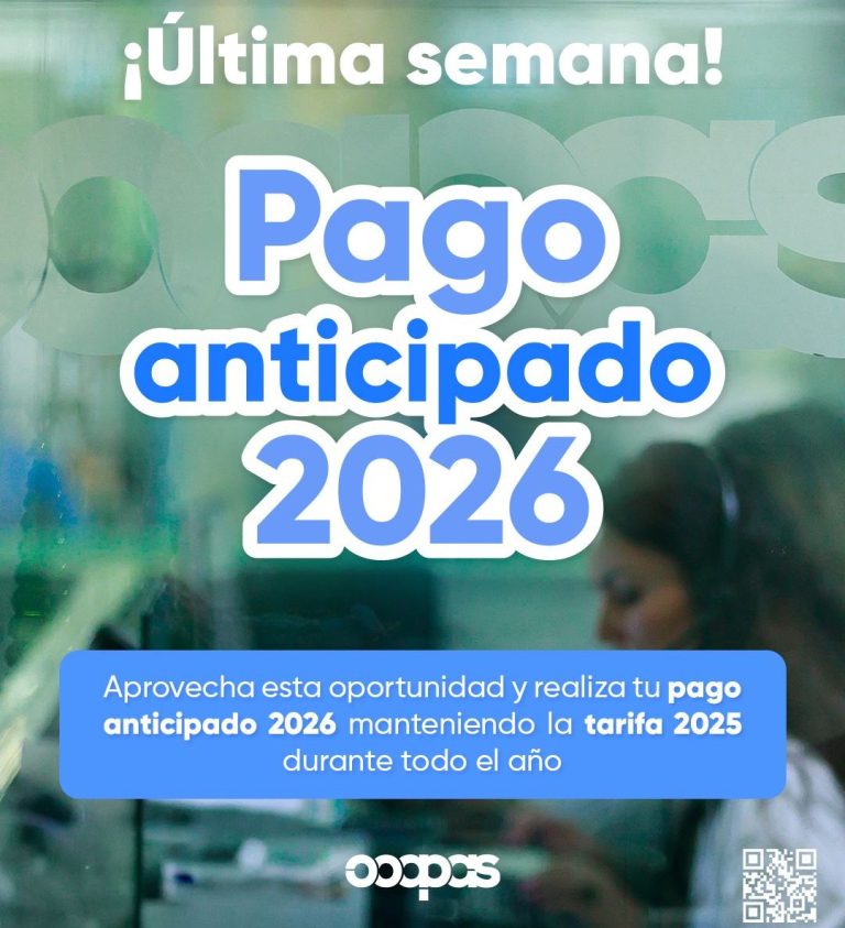 Invita a aprovechar los últimos días del Pago Anticipado Ooapas