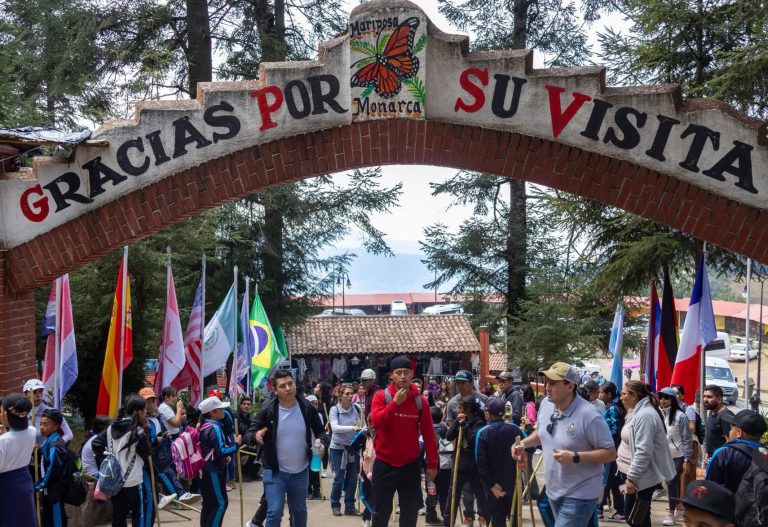Continúan llegando turistas a santuarios de la Monarca