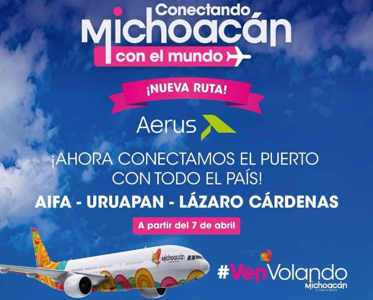 Vuelo Aeropuerto Internacional «Felipe Ángeles»-Lázaro Cárdenas podría retormarse este año