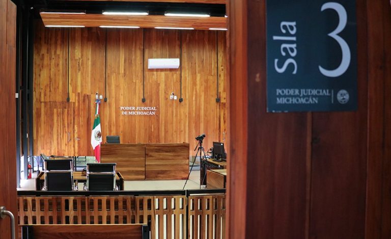 En seis meses, jueces del nuevo Poder Judicial de Michoacán han sentenciado a 337 personas, sumando 4 mil 500 años de prisión
