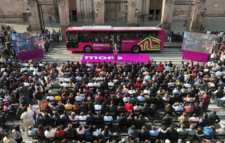 En el Morebús viajarás rápido y seguro por el mismo precio que el transporte público: Bedolla