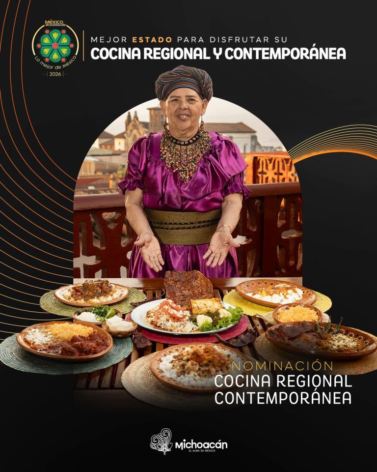 Michoacán, nominado a los premios Lo Mejor de México 2026