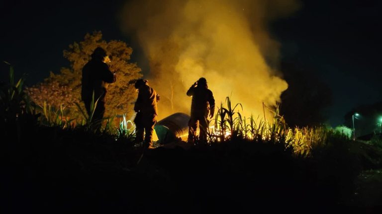 Arde casita de madera en la colonia Jacarandas, Morelia
