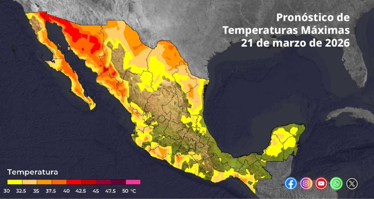 Con entrada de la primavera, la onda de calor prevalecerá sobre los estados del occidente de México