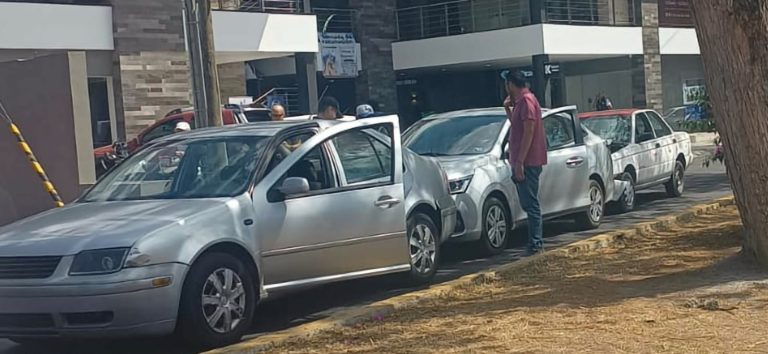 Se registra choque múltiple por alcance en el Libramiento Sur de Morelia