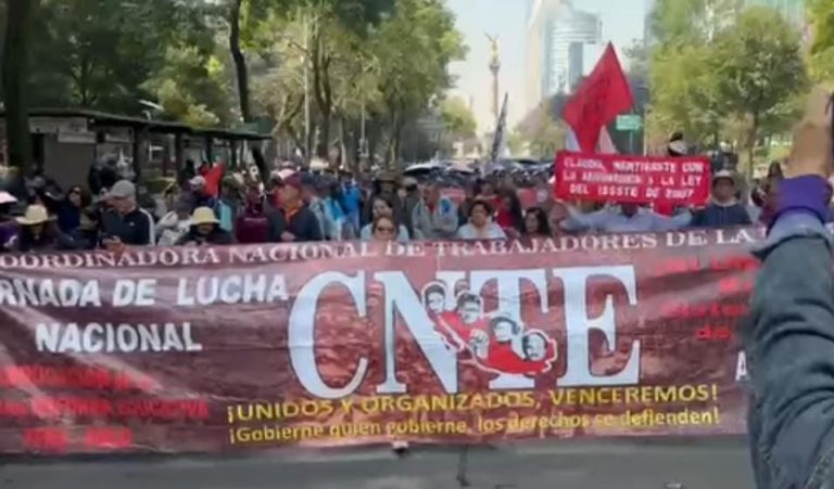 Inicia CNTE paro de 72 horas en exigencia de cumplimiento de sus demandas y diálogo con gobiernos