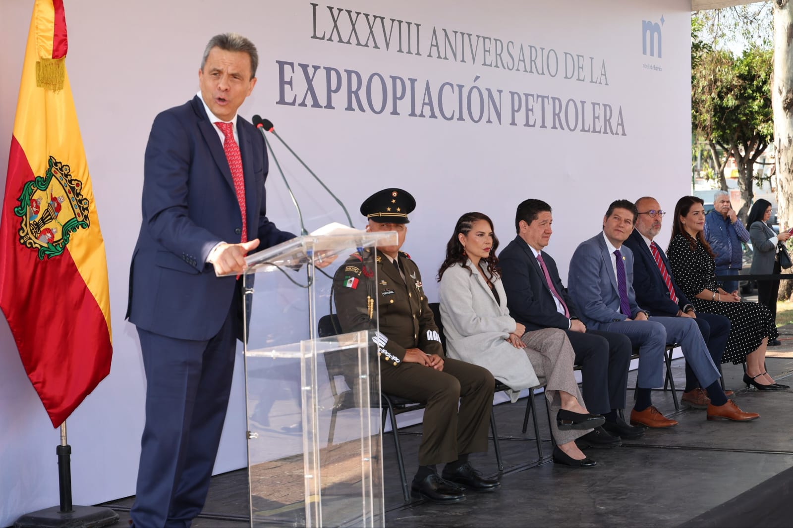 Encabeza alcalde aniversario de la Expropiación Petrolera - Respuesta  Michoacán