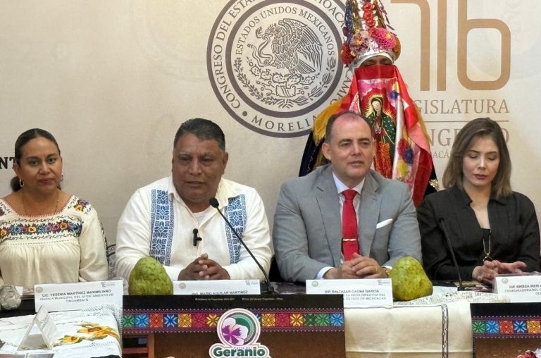 Tingambato impulsa su identidad agrícola con la Feria del Geranio