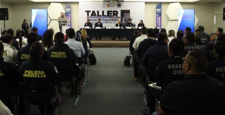 Capacitan a cuerpos de seguridad en uso de la fuerza y derecho a la protesta