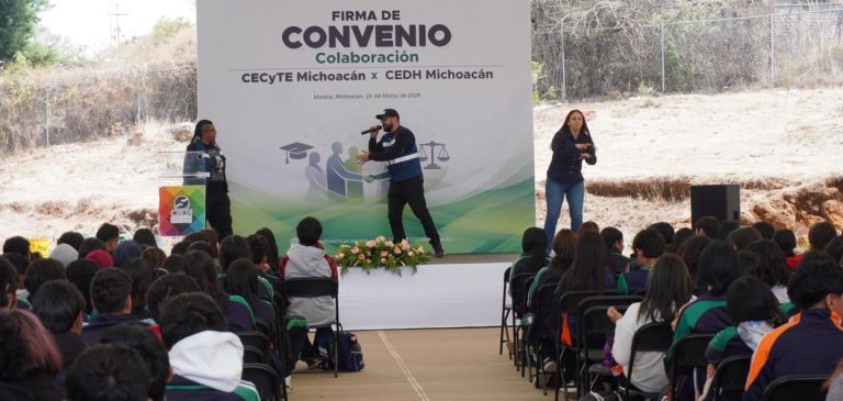 Convenio CEDH–CECyTE impulsa vinculación estudiantil