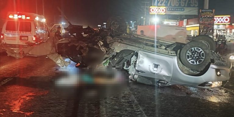 Fallece una persona tras accidente vehicular en la avenida Morelos Norte de Morelia