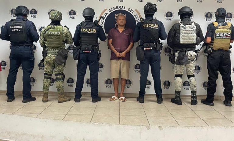 Capturan a presunto responsable del homicidio de agente del Ministerio Público en Lázaro Cárdenas