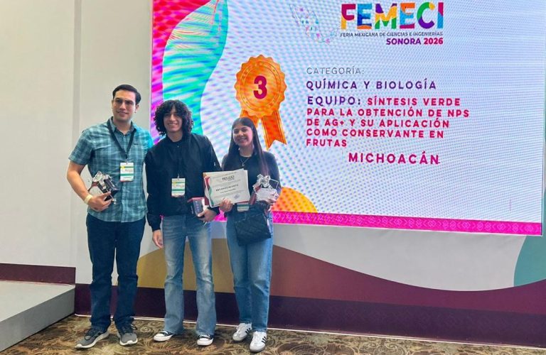 Michoacán conquista cuatro galardones en la Feria Mexicana de Ciencias e Ingenierías 2026
