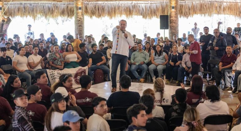 El poder de la juventud es el factor para consolidar la transformación de Michoacán”, dice el senador