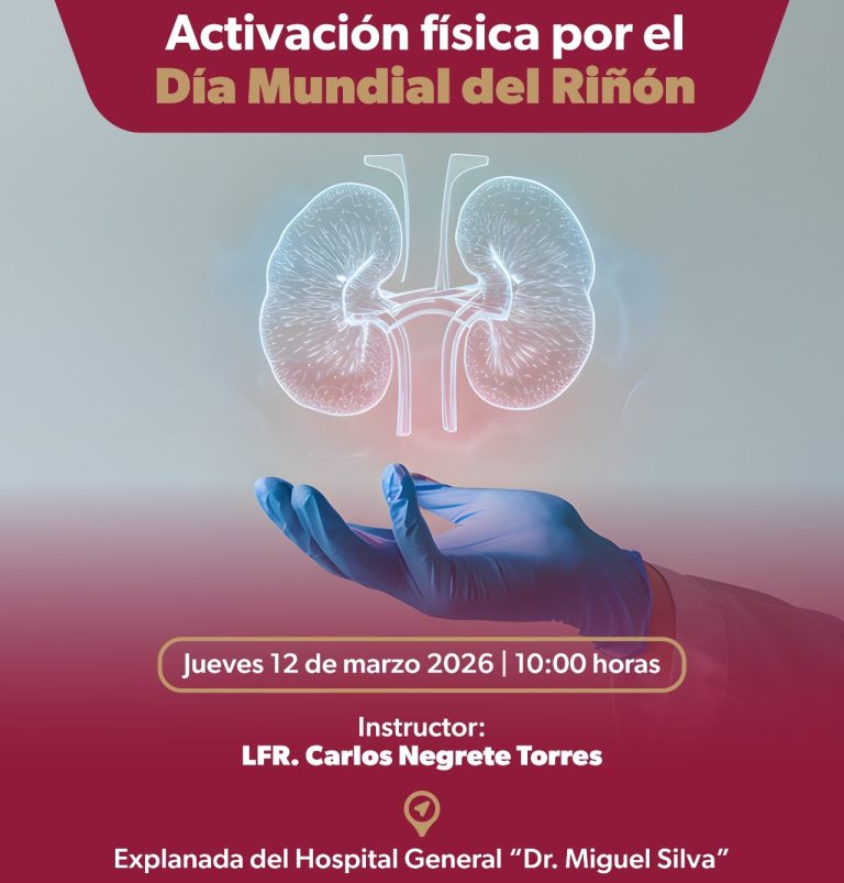 Promueve la activación física en el Día Mundial del Riñón