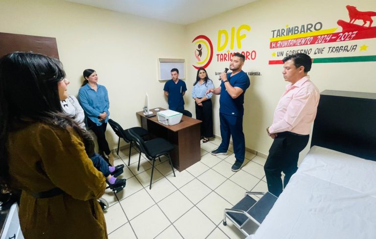 Inaugura DIF Tarímbaro Unidad Básica de Rehabilitación en beneficio de la población