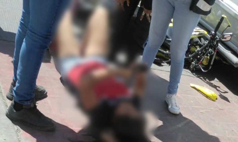 Tres motociclistas resultan lesionados en accidentes en Morelia