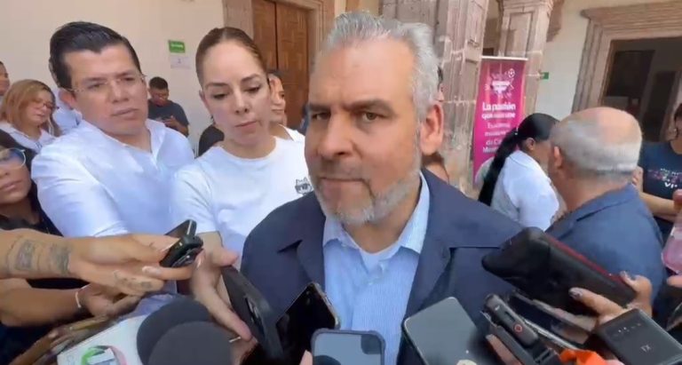 Confía Bedolla en que pronto se destrabe huelga en UMSNH, hay recursos suficientes